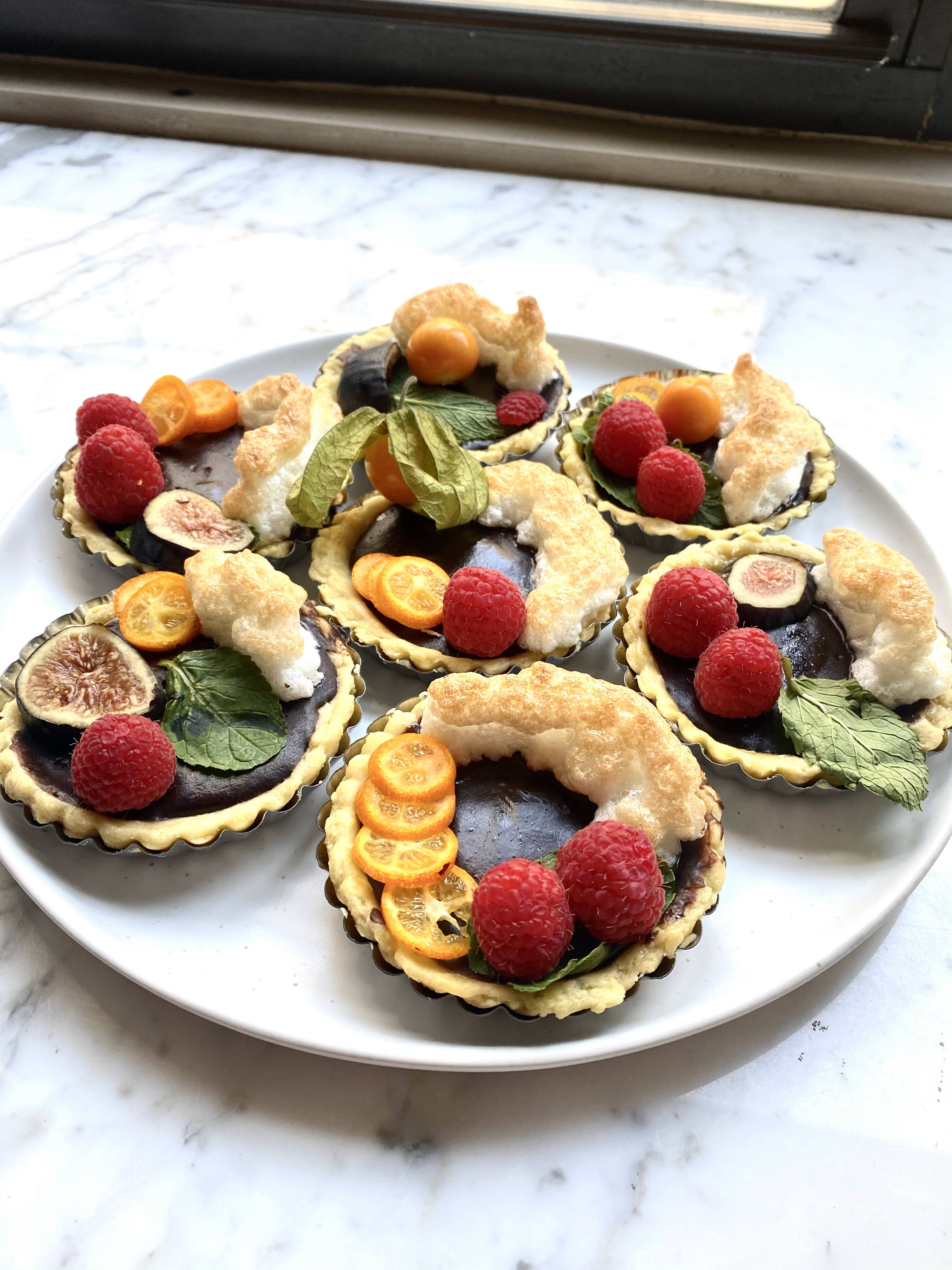 Chocolate Tart with Fruit